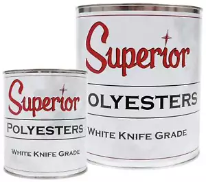 Superior Polyester White Knife Grade Adhesives - Picture 1 of 3
