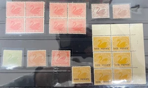 AUSTRALIA OCCIDENTAL. IVERT 69/72(2)/ 75/ 76/ 77/ 79(7). - Picture 1 of 2