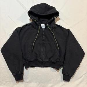 VICTORIA BECKHAM x Reebok Pullover Hoodie Gr. L Full Zip Crop Sweatshirt - Bild 1 von 18