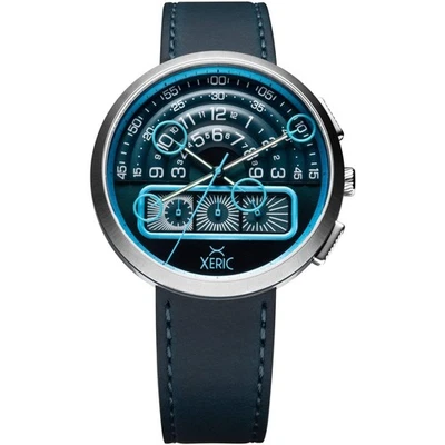 Xeric Halograph II Chrono Blue Steel Watch - Brand New - Image 1 of 4