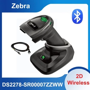 Zebra DS2278-SR00007ZZWW Bluetooth 1D 2D Barcode Scanner with USB Cable & Cradle - Picture 1 of 9