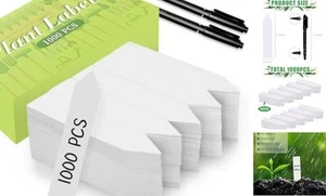 1000 PCS Plastic Plant Labels for Seeding Plant Tags for Outdoor Garden, - Picture 1 of 8