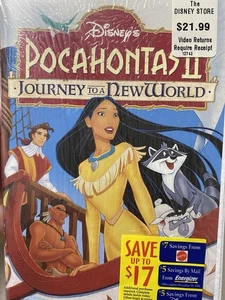 Pocahontas II 2: Journey To A New World VHS Disney Video New Sealed Clamshell - Picture 1 of 7