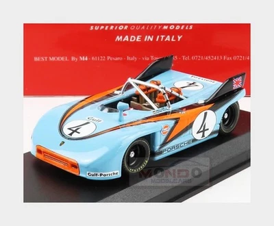 1:43 BEST Porsche 908/3 Spider #4 Targa Florio 1971 Rodriguez Muller BE9125-2 Mo - Image 1 of 2