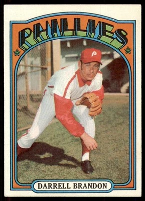 1972 Topps Darrell Brandon B Baseball Cards #283 - Image 1 of 2