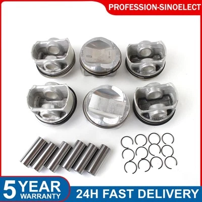 Juego de 3 pistones y anillos izquierda y 3 derecha KS Φ84,51mm para VW AUDI S4 S5 A6 A7 3.0TFSI Foto 1 de 4