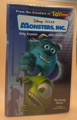 Monsters, Inc. VHS 2002 Disney Clamshell Blue Tape *Buy 2 Get 1* - Image 1 of 3