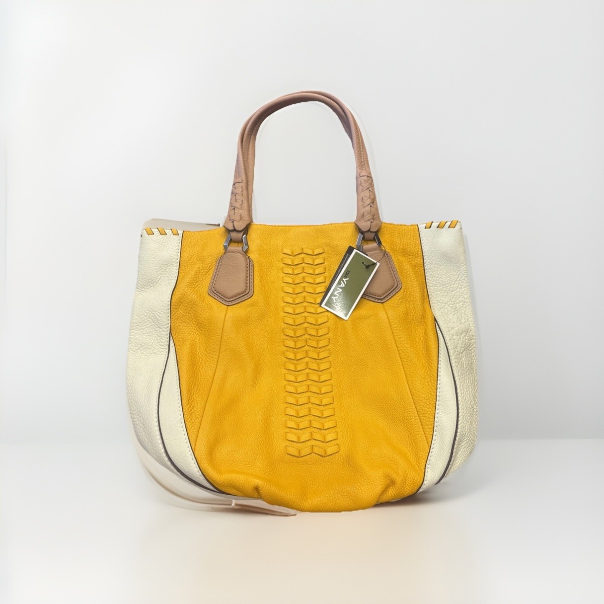 orYANY●エッグラクトート BUTTER YELLOW orYANY Yellow Bags & Handbags Leather Exterior for Women for