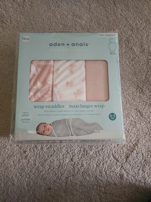 Aden + Anais Essentials Easy Swaddle Wrap Swaddle  0-3 Months 3pk - Image 1 of 4