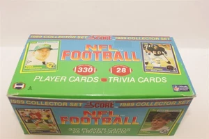 1989 SCORE NFL FOOTBALL FACTORY SET 330 CARDS BARRY SANDERS RC (READ) - Picture 1 of 12