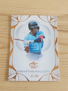 2024 Leaf Trinity Sebastian Walcott Rookie/RC #31/49  - Bild 1 von 2