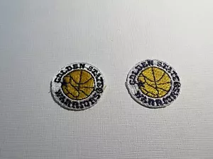 2 Small NBA Warriors Iron-On patches. - Picture 1 of 4