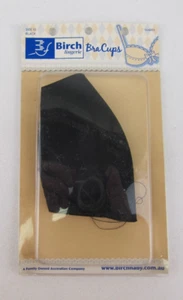 Birch Bra Cups Size 10 Black Lingerie 026005 Swimwear Bikini One Piece Boosters - Picture 1 of 4