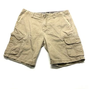 Quiksilver Cargo Shorts Herren 34 hellbraun adrett Skater Grunge normale Passform Taschen - Bild 1 von 17