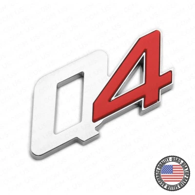 For Maserati Ghibli Quattroporte Q4 Chrome Trunk Lid Logo Emblem Badges Sport - Image 1 of 4