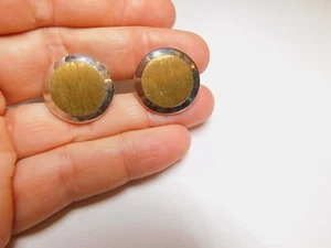 Manschettenknöpfe Fine Line strukturiert rund gemischt Metalle - Bild 1 von 4