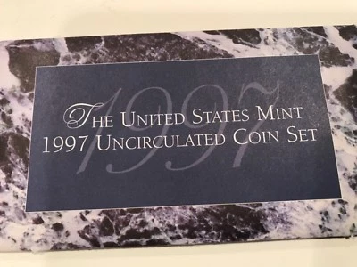 U.S. MINT UNCIRCULATED COIN SET 1997 W/COA PHILADELPHIA & DENVER - Image 1 of 4