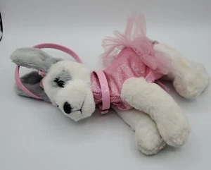 Poochie and Company Dog Pink Sparkle Dress Plush Purse Stuffed Animal - Picture 1 of 9