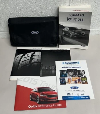Ford Taurus 2015 juego manual del propietario fabricante de equipos originales con estuche Foto 1 de 2
