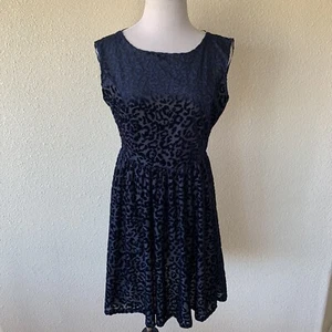 zara trafaluc mini dress flare velvet Lined Medium - Picture 1 of 6