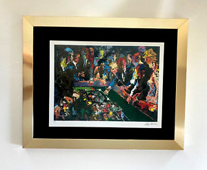 LeRoy Neiman " CRAPS " Signed Pop Art Mounted and Framed in New 11x14!