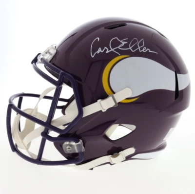 CARL ELLER Signed Minnesota Vikings Full-Size Replica Speed Helmet (JSA COA) - Image 1 of 4