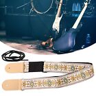 Adjustable Vintage Patterned Guitar Strap Perfect For Electric Acoustic Guitars