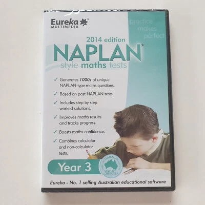 NAPLAN Style Maths Tests (2014 Edition) Year 3 Australian Education (PC CD-Rom) - Image 1 of 4