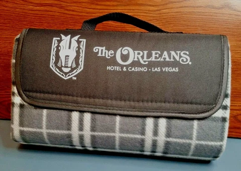 Las Vegas Knights Lap/Picnic Blanket (WATERPOOF/Carry Handle) Orleans Casino NEW Cover