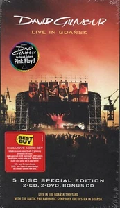 David Gilmour  Live In Gdansk  Exclusive & Rare 5-Disc 3 CDs /2 DVDs, BRAND NEW - Picture 1 of 3