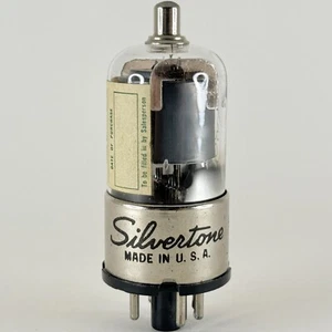 (1) Tubo Silvertone 6J7GT testato codice data 94X 6J7 GT taglio affilato pentodo tubo - Foto 1 di 5
