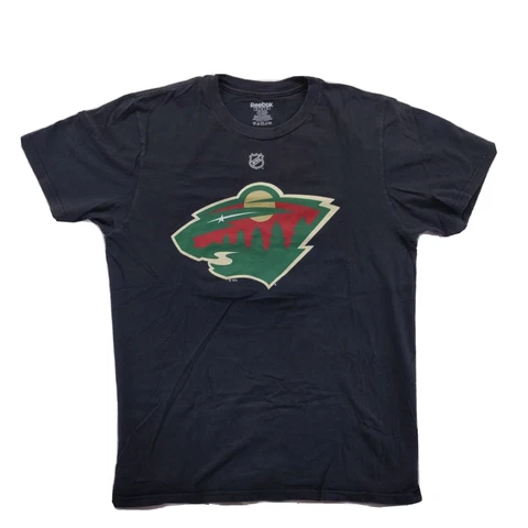 Minnesota Wild Women’s Green Reebok T-shirt size Medium Cover