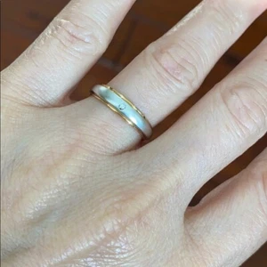Anillo de compromiso banda de boda de diamantes amarillos de oro sólido de 14 K 4, 5,75 nudillos - Imagen 1 de 5