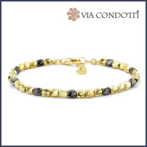 Bracciale stile dodo in argento 925 da donna Bicolore Oro e Rutenio braccialetto - Bild 1 von 6