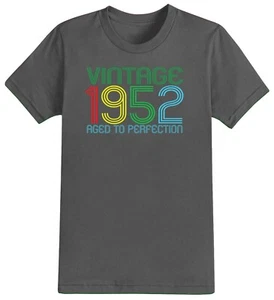 Mens 70th Birthday T-Shirt Vintage Perfection 1953 2023 Men's 70 Years Gift Idea - Picture 1 of 12