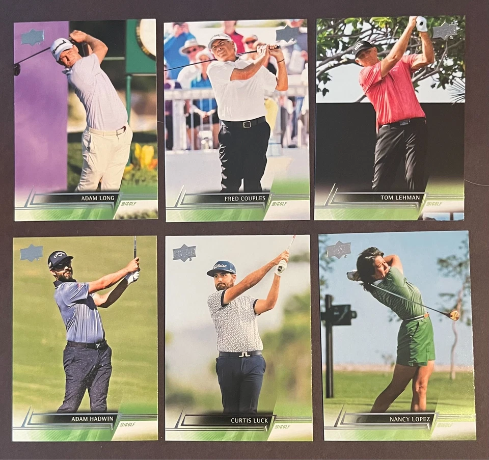 2024 Upper Deck Golf 1-150 and Rookies and Insert You Pick Finish Your Set NM/MT - Image 1 of 4