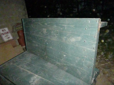 Vintage Steampunk Industrial Farmhouse Factory Pallets Skid Coffee Table Cover