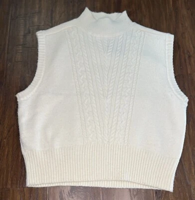 Suéter Marc New York Mujer Crema Sin Mangas Talla XL NUEVO CON ETIQUETAS Foto 1 de 4