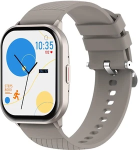 Smartwatch Damen Herren für Android iOS Fitnessuhr Pulsuhr Schrittzähler Rosa - Bild 1 von 23