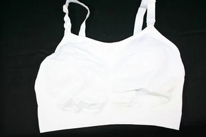 935X01 Leading Lady 477 Wireless Removable Pads Nursing Bra 2X White - Picture 1 of 2