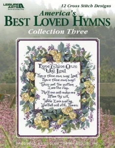 AMERICA'S Best LOVED HYMNS Collection 3 ~ Cross Stitch Pattern Book ~ 12 Designs - Picture 1 of 14