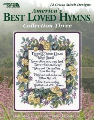 AMERICA'S Best LOVED HYMNS Collection 3 ~ Cross Stitch Pattern Book ~ 12 Designs - Image 1 of 4