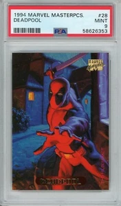 1994 Marvel Masterpieces #28 Deadpool PSA 9 - Picture 1 of 2