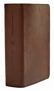 Holman CSB He Reads Truth Bible; 2019 Brown Genuine Leather; 8.5 Point Font - Imagen 1 de 8