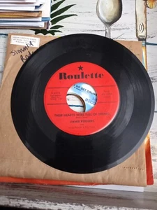 Jimmie Rogers Honeycomb/Their Hearts Were Full Of Spring 45RPM Record G+ - Imagen 1 de 2