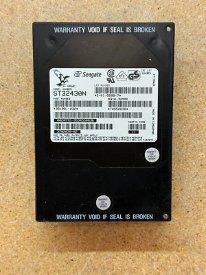 SEAGATE Hawk 2.59 GB SCSI HDD Internal Hard Disk Drive, 50Pin , ST32430N, *Rare* - Image 1 of 4