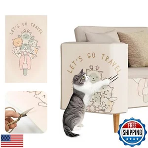 Cat Scratch Mat for Furniture Protection, 31.5''x19.7''Self-Adhesive Couch Pr - Picture 1 of 5