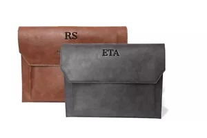 Ipad Personalized vegan leather sleeve case bag for 9-11 inch tablets case - Picture 1 of 6