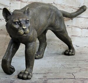 China Pure Royal Palast Bronze Kupfer Feng Shui Schön Katze Feline Figur