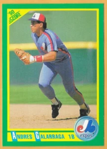 ANDRES GALARRAGA MONTREAL EXPOS #25 - SCORE NM-MT 1990 - Picture 1 of 2